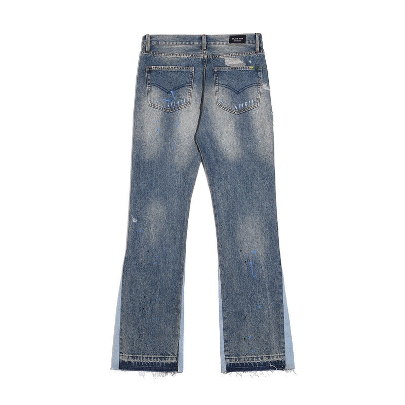 Wavy Flared Jeans