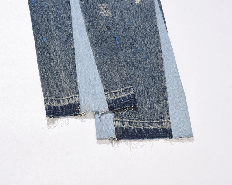Wavy Flared Jeans