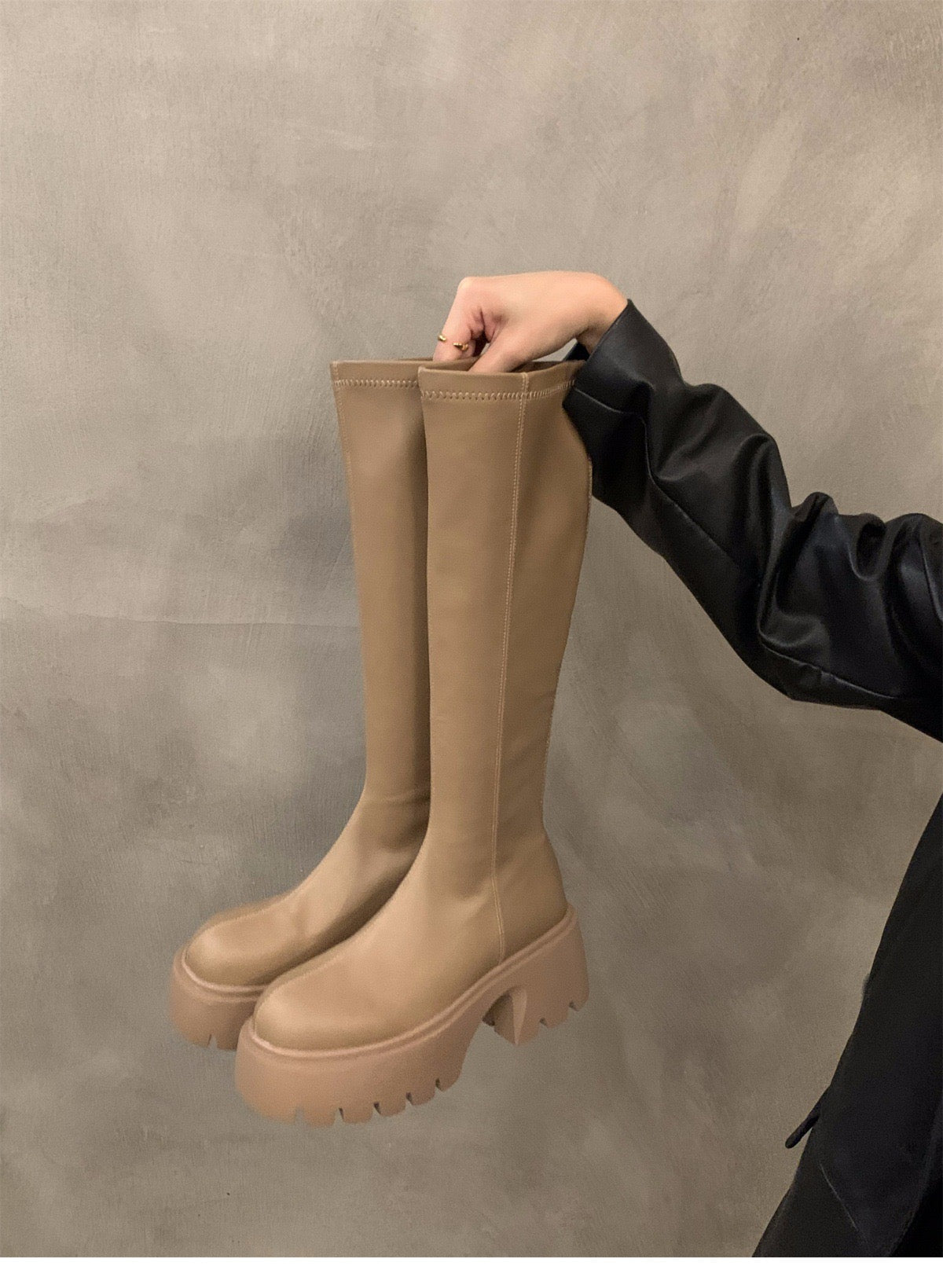 Kunstleder Stiefel