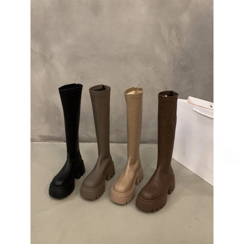 Kunstleder Stiefel