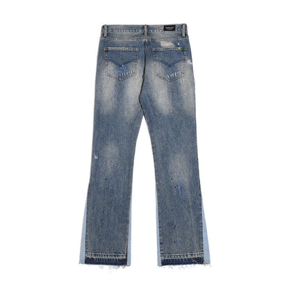 Wavy Flared Jeans