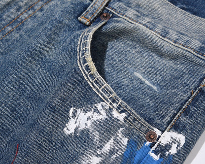 Wavy Flared Jeans