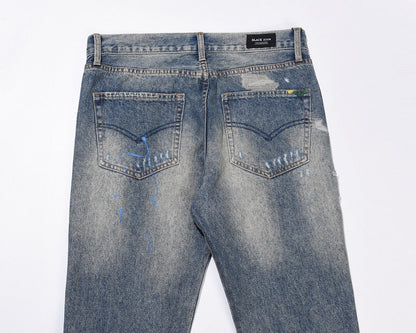 Wavy Flared Jeans