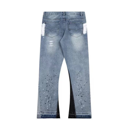 Painted Flared Jeans
