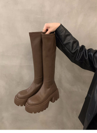 Kunstleder Stiefel