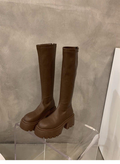 Kunstleder Stiefel