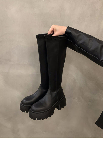 Kunstleder Stiefel