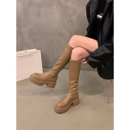 Kunstleder Stiefel